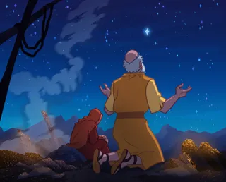 Job and his wife praying