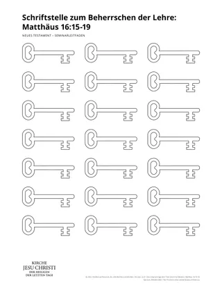 Doctrinal Mastery - Matthew