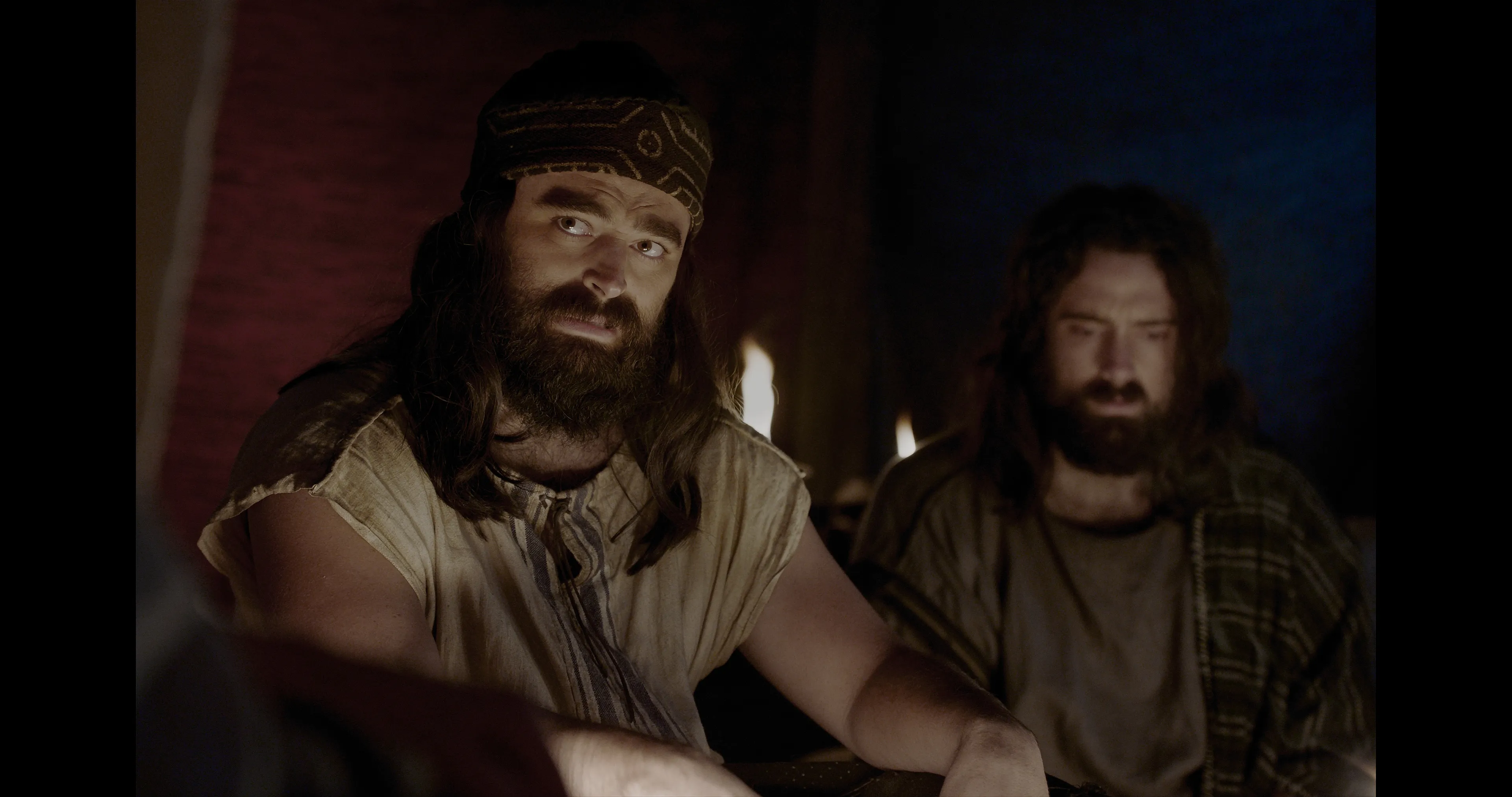 Laman and Lemuel listen to Lehi talk about his vision of the tree of life.