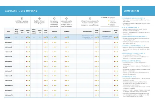 evaluating my efforts chart