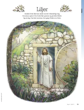 Easter lilies activity