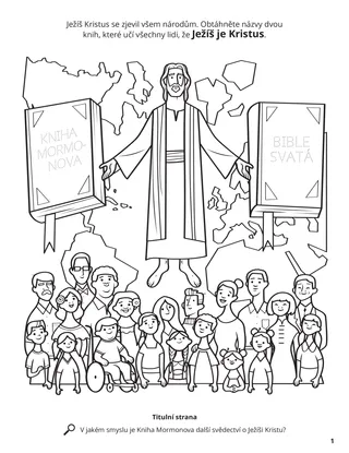 The Book of Mormon: Another Testament of Jesus Christ coloring page