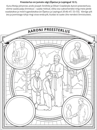 tegevusleht: preesterlus on Jumala vägi