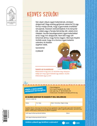 levél szülőknek