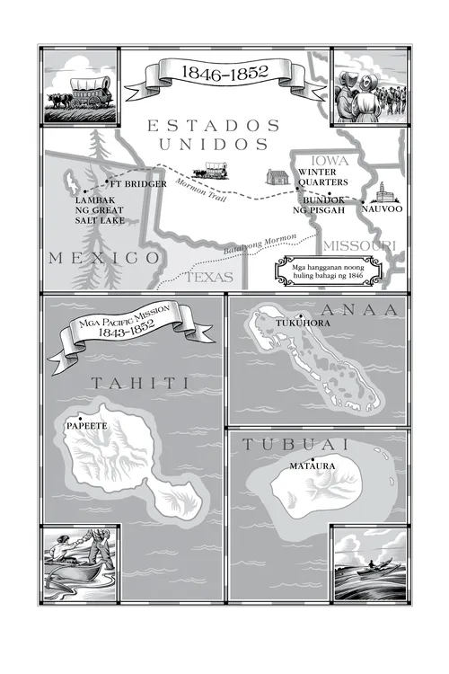 mapa ng daan ng mga Pioneer, Pacific missions