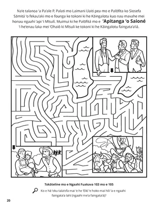 Zion’s Camp coloring page