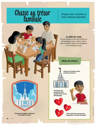 family coloring at table together