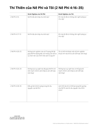 Nephi’s Psalm and me handout