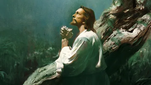 Jesus Praying in Gethsemane, by Harry Anderson