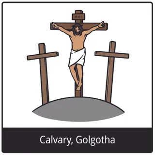 Calvary, Golgotha gospel symbol