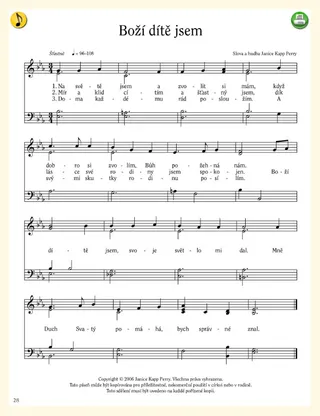 music, As a Child of God