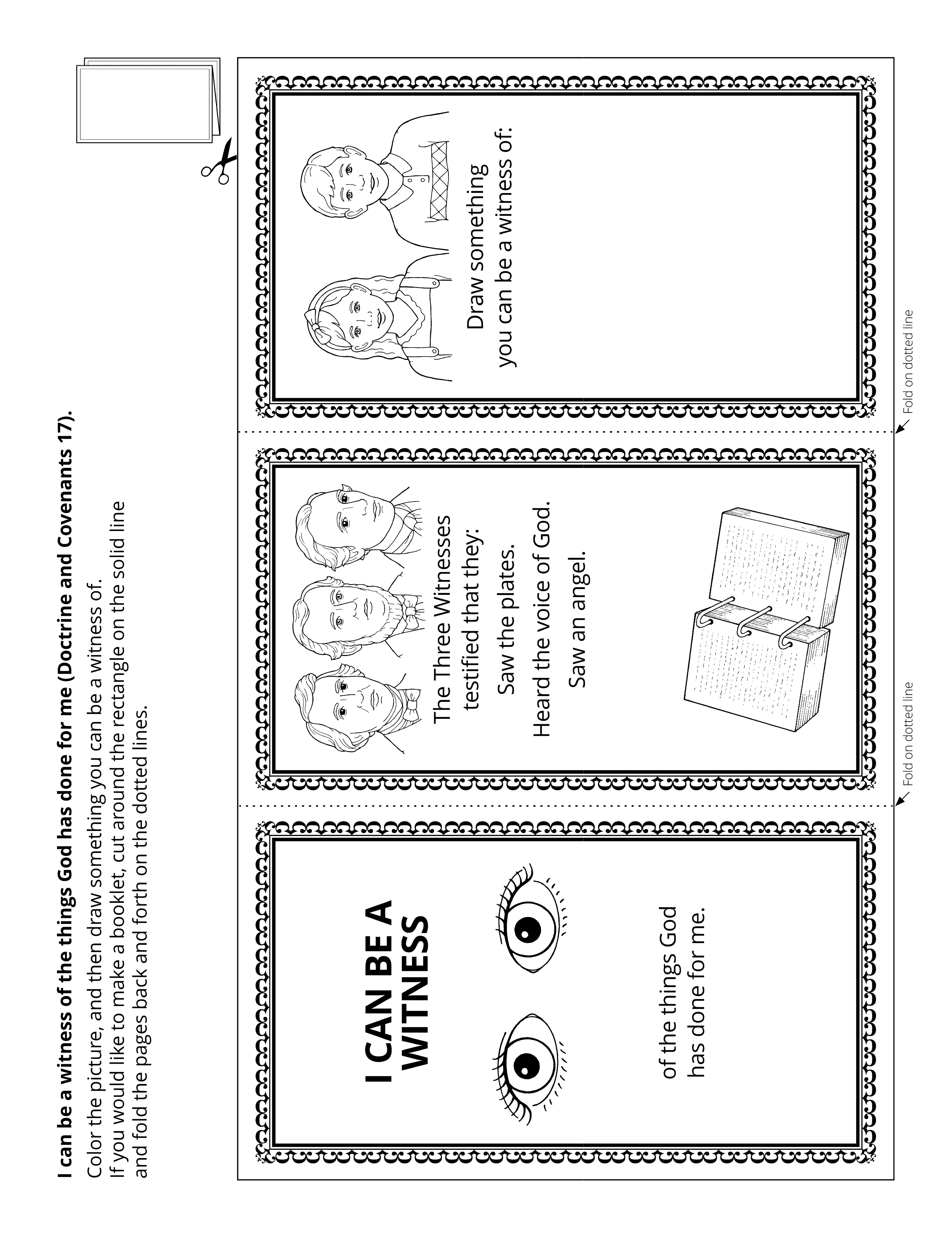 Illustration of three witnesses