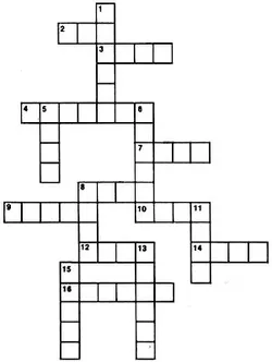 Crossword puzzle