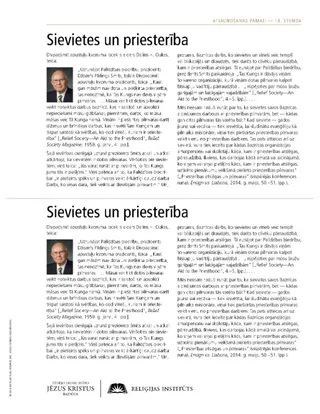 izdales materiāls, Sievietes un priesterība