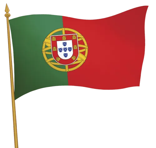 The flag of Portugal