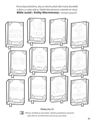 Eighth Article of Faith coloring page