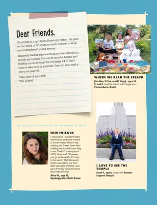 The cover of For the Friend, August 2021