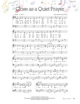 Close as a Quiet Prayer