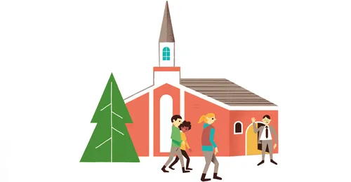 走進教會建築物