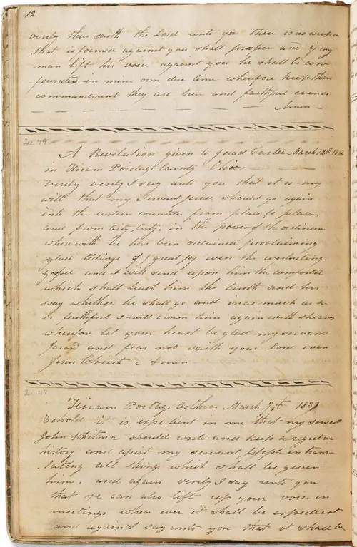 Revelation for Jared Carter.