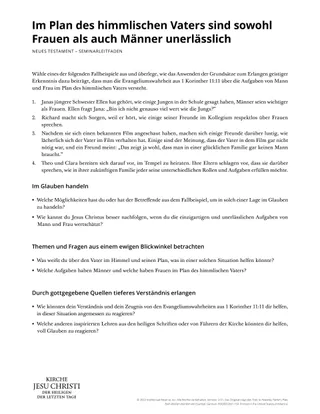 Heavenly Father’s plan.