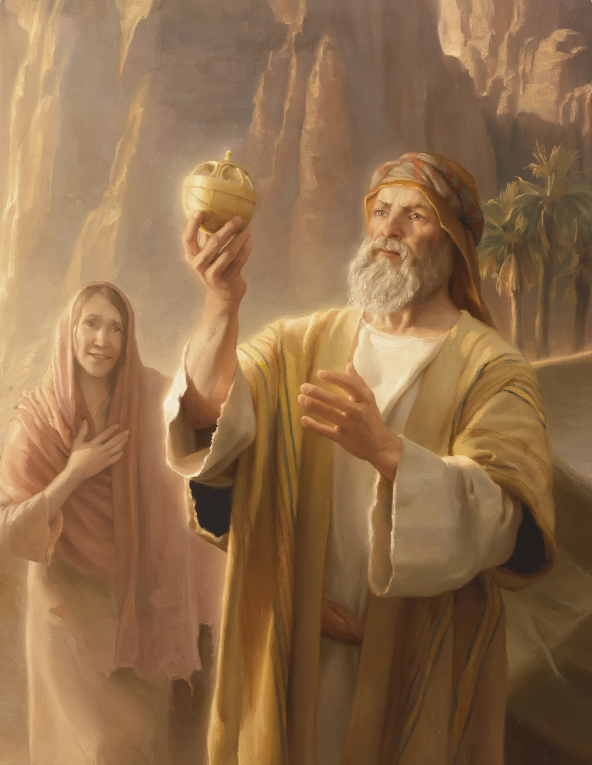 Lehi and the Liahona, by Joseph Brickey