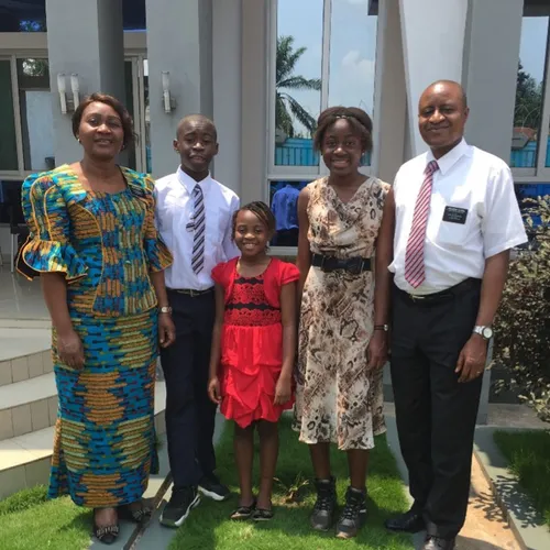 Elder Kyungu and his family