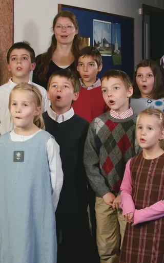 Primary children and leaders