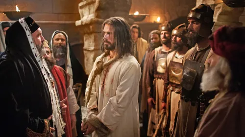 Jesus on trial before Jewish leaders