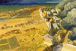 The storm lasted three hours