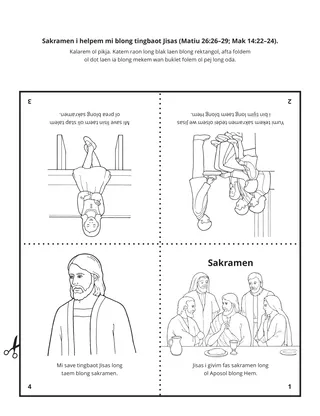 aktiviti pej: sakramen