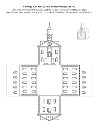 stránka s činností pro děti