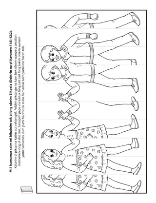 ektiviti peij bilong ol pikinini