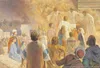 Jesus Blesses the Nephite Children, by Robert T. Barrett