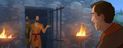 Paul tells the guard not to worry.