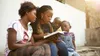 family reading scriptures