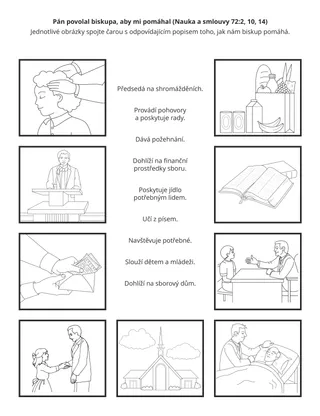 stránka s činností pro děti