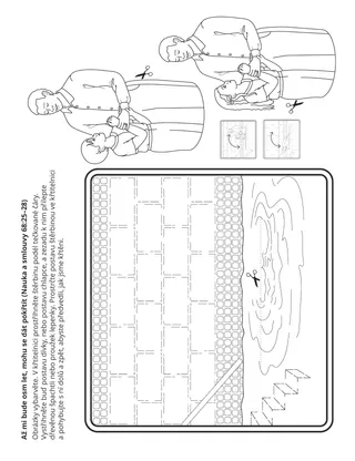 stránka s činností pro děti