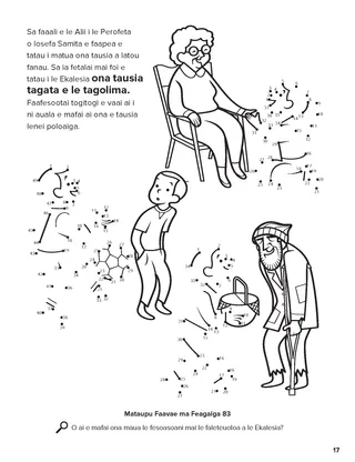 The Poor and the Needy coloring page