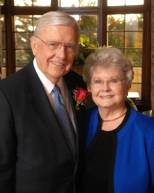 Elder M. Russell Ballard and his wife, Barbara, 2008.