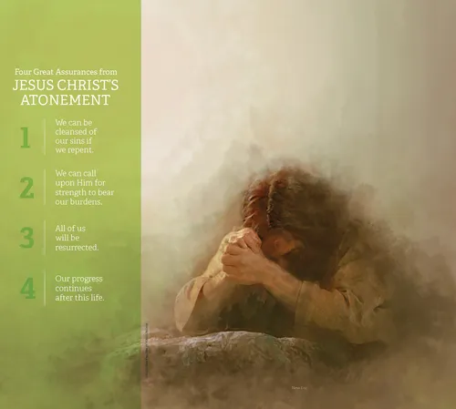 Jesus Christ in Gethsemane poster