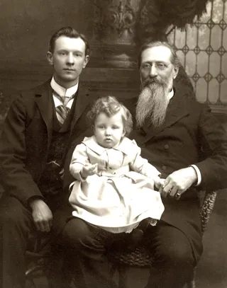 portrait of Joseph Fielding Smith, Hyrum  Mack Smith, and Joseph F. Smith