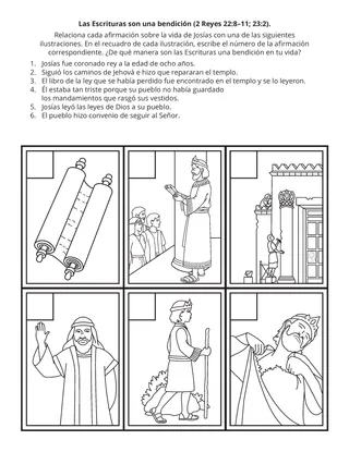 Hoja de actividades: Las Escrituras son una bendición