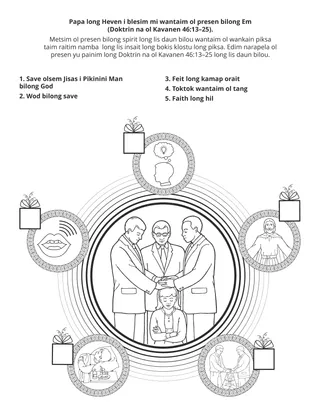 ektiviti pes bilong ol pikinini