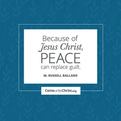 Because of Jesus Christ, peace can replace guilt.