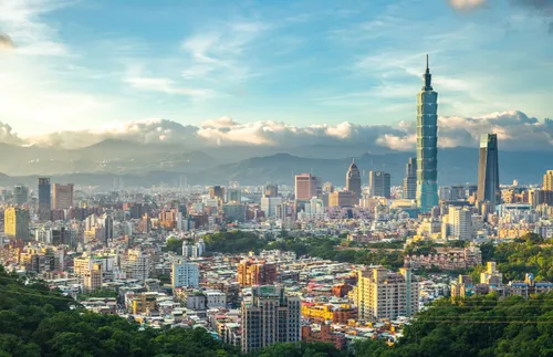 city of Taipei in Taiwan