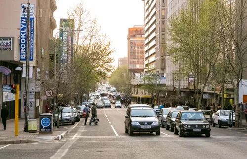 a street in Johannesburg