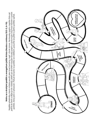 stránka s činností pro děti