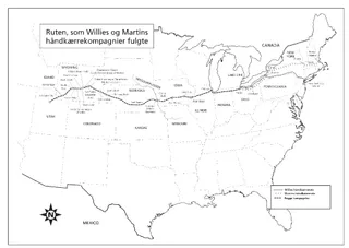 kort, håndkærrerute