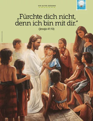 poster of Jesus with children